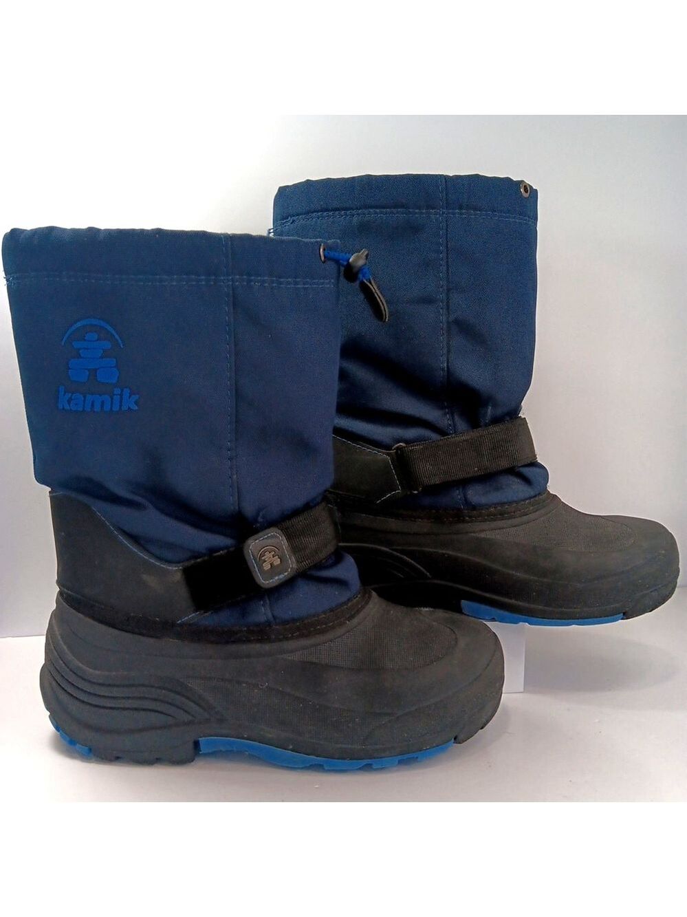 Size 7 Kamik Rocket Winter Men Or Boys Black Insulated Waterproof Made In CANADA